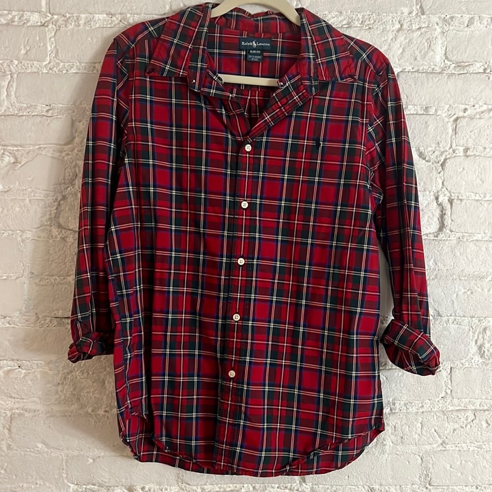 Ralph Lauren Plaid Button-down Boy’s XL(18-20)